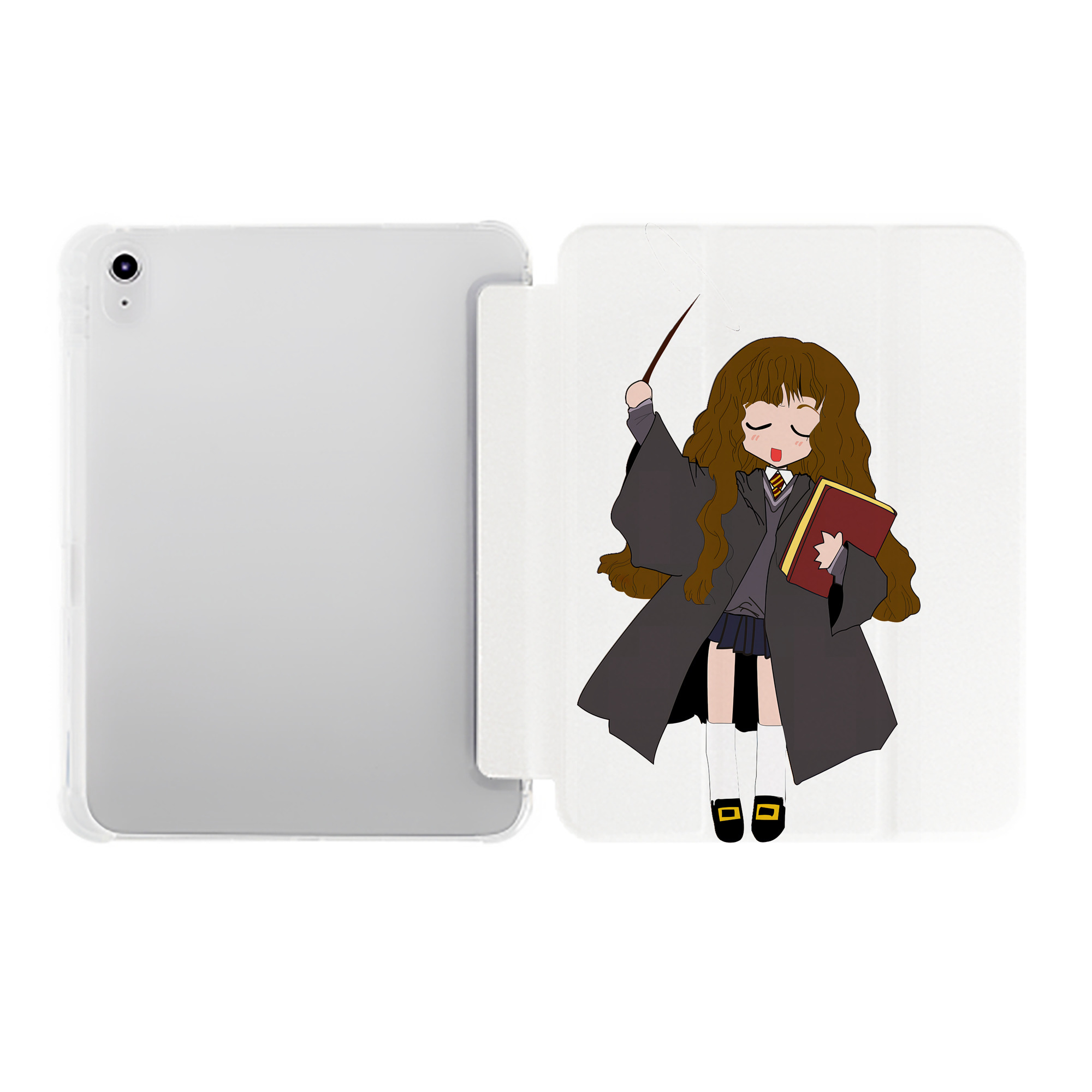 （画像用） Harry Potter ハリー・ポッターシリーズ IPad ケース ペン収納付き 三つ折りスタンド PUレザー×シリコン 対応機種9.5/10.5/10.9インチ